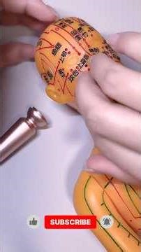 Watch This Acupuncture Model Change Color! 😲 | Satisfying ASMR #asmrvideo #asmrsounds