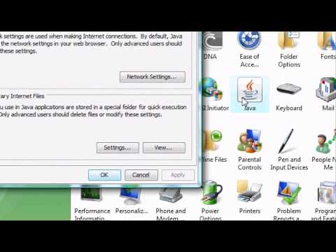 Increase the java heap space for browser applets