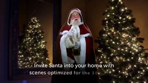 The Night Before Christmas Decoration Collection features a live-action Santa placing wrapped gifts beneath the tree and singing some classic Christmas carols, and even has a blazing holiday hearth complete with elves getting the fireplace ready for Santa. https://atmosfx.com/products/night-before-christmas | AtmosFX | Facebook