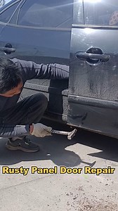 Rusty Panel Door Repair. #mechanic #mechanicsteve #rustypanel #restoration | Mechanic Steve
