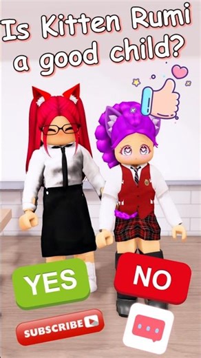 Is Kitten Rumi a good child？ | Michael Roblox RP