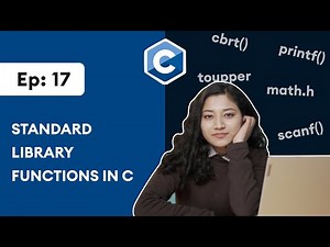 Mind Luster - Learn 17 C Standard Library Functions | C Programming For Beginners