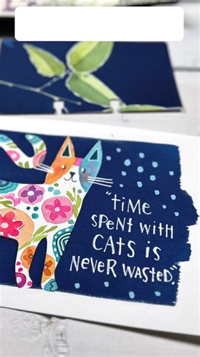 I'm excited to share my fun experiences with the cyanotype printing process tomorrow with @yasutomo_art on YouTube! I will be using the @jacquardproducts Cyanotype printing kit, along with a variety of washi papers and watercolors. I love the creative possibilities! I was inspired by @terryrunyan to paint watercolor flowers in my cyanotype cat! 😁 The link to tomorrow’s live event is in my bio. #cyanotype #watercolor #youtube | Karen Elaine