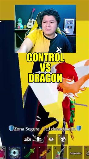 Control vs Dragon in Blox Fruits Gameplay