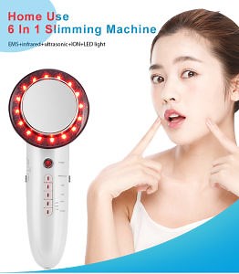 [Hot Item] Home Use 6 in 1 EMS Infrared Ultrasonic Body Slimming Machine with LED Light