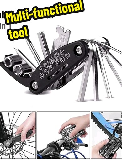 Universal Rockbros 16-in-1 Multi-Function Repair Tool for Bikers
