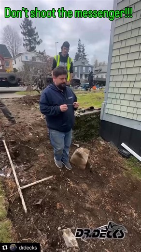 Jason Russell on Instagram: "My most viewed video ever: With almost 45 million views, this video has absolutely nothing to do with building decks. Go figure. lol. Believe this or not, it was compelling to find the water line and not destroy it while setting helical piles."