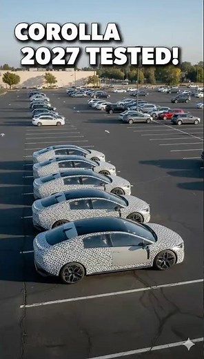 Toyota Corolla 2027 on Test Track – Prototype in Action!