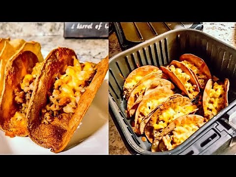 Air Fryer Crispy Taco Shells in 3 Ways | EASY TACO SHELLS | #nooil #AIRFRYERRECIPES #TACOTUESDAY