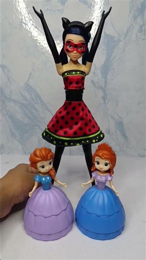 cool transforming miraculous dolls & Disney princess