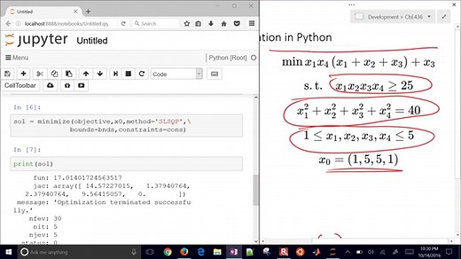 Nonlinear Programming with Python
