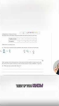 Biased Dice Probability Estimate & Reliability Explained #gcse2026 #gcsemaths #study #gcse #shorts