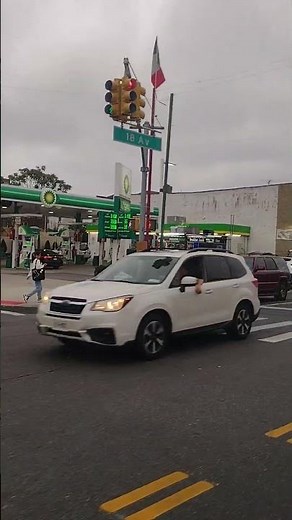 B8 bus ride. 18th Ave. Bensonhurst. Brooklyn, NY