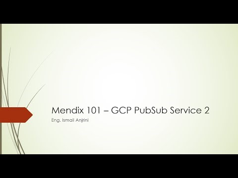 065 - Mendix Platform - GCP PubSub Service 2
