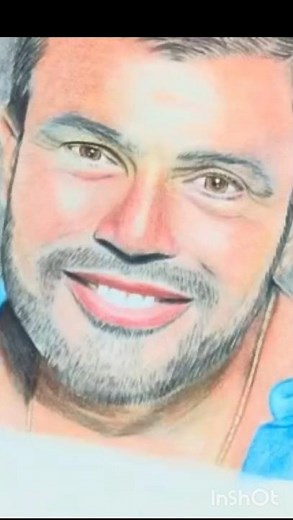 "رسمت عمرو دياب بطريقتي 😍 شوفوا النتيجة المدهشة#اكسبلور #ترند #لايك_اشتراك