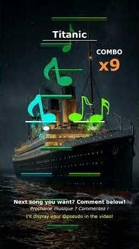 Titanic - Neon Gravity Piano 🎹 (Satisfying) | Piano à Gravité ✨