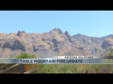 Table Mountain Fire 80% contained in Catalina Mountains