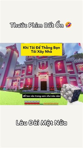 Half Castle #shorts #minecraft