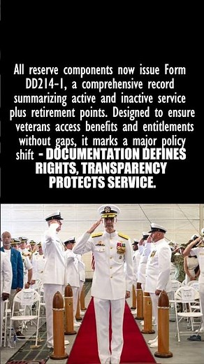 New DD214‑1 for Reservists