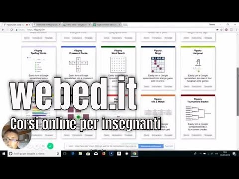 Creare e condividere giochi didattici on line | tutorial flippity