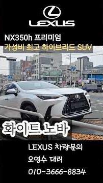 렉서스 NX350h는 이 트림이 가장 현실적입니다 (프리미엄)