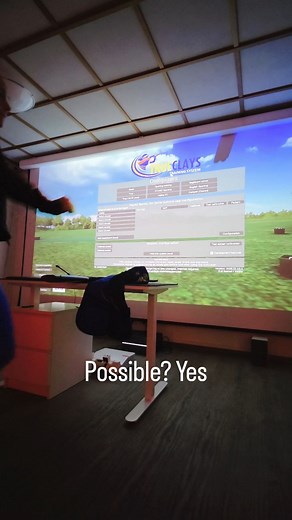 712 reactions · 20 shares | Helice in the simulator? Absolutely! Lisette makes it look simple — until it isn’t  Using our ultra-short-throw projector, placed closed to the wall. #trueclaystrainingssystem #projector #sweden #helice #training #simulatortraining | TrueClays | Facebook