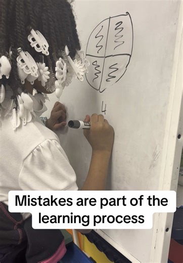 When the math answer is wrong, but the learning moment is right 💡 #firstgradeteacher #teachertok #educationtiktok #elementaryteacher #fypシ゚viral #primaryteacher #fyp #teachersoftiktok #firstgrademath #fractions