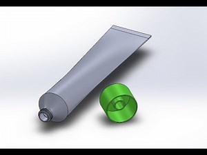 Solidworks Toothpaste tube : Polymer Engineering