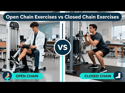 Open Chain Exercises vs Closed Chain Exercises (When to Use Which?)Definition + Real Life Use