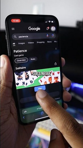 COMO JOGAR PACIÊNCIA NO GOOGLE? 🤔