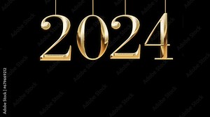 2024 Fall Numbers Animation, Alpha Channel