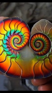 2.2M views · 40K reactions | I didn't expect the contents of this stone to turn out to be a very beautiful amonite fossil color is very stunning #gemstone #fossilamonite #peace #naturalover #oudooradventure #bears #Canada #familytime #newyearevent #newyear #history #cricket #mineral #art #fblifestyle | Supra Afrianto | Facebook