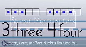 Model, Count and Write Numbers Three and Four