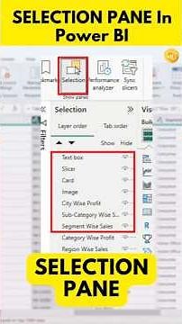 Power BI Tip: Manage Layers with Selection Pane (2025) #datamindsacademy #powerbitips