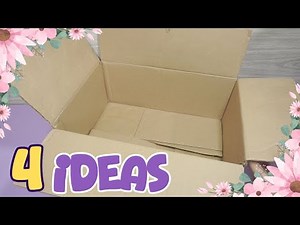 Need Something to Do at Home? Try These 4 Cardboards DIYs!