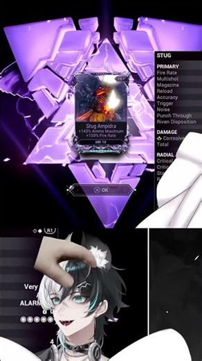 I got a STUG RIVEN from my weekly cipher... 😭 | #warframe #shorts