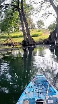 In 4K Kayak Fishing Utopia Texas Sabinal River Jackson Bite HD