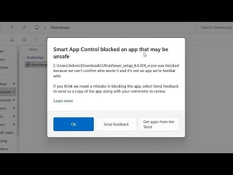 How to fix "Smart App Control blocked"