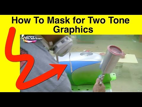 How to Mask for Two Tone Graphics - Two Tone Paint Job