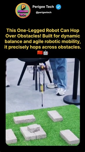 This One-Legged Robot Can Hop Over Obstacles! 🤯