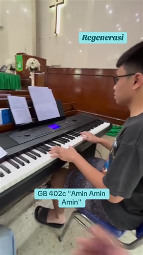 Cara baru memainkan GB 402c dan ada modulasi! #gpib #lagugereja #fyp #gitabakti #regenerasi