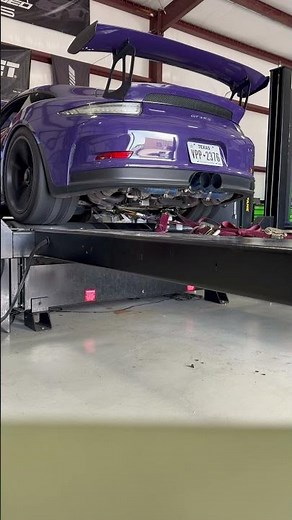 Eurocharged Porsche 991.2 GT3RS Dyno Run / Before After