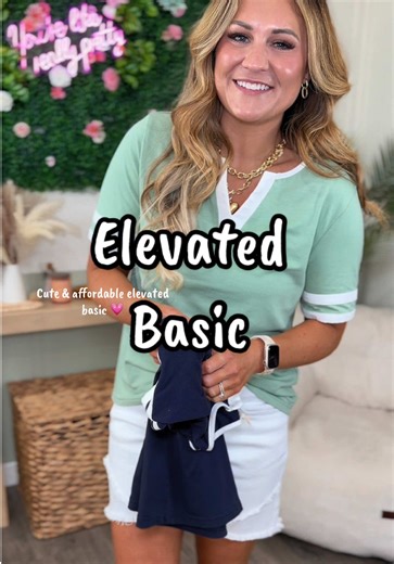 Super cute and affordable elevated basic from @SHEWIN This one can be dressed up or down and is the perfect work approved top for the spring! #elevatedbasic #casualtop #springtops #affordablefashion #springstatements