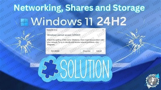 2025.08.29 【CareyHolzman】修复找不到网络路径的问题-使用Windows 11 Pro 24H2时出现错误0x80070035 -请阅读
