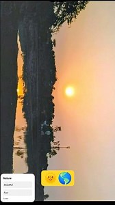 Most Beautiful Sunset Ever 🌅 | Relaxing Nature Short | Viral Sky View#shorts #trending #effectking 🌞