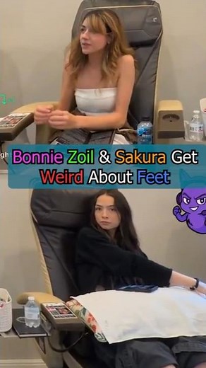 Bonnie Zoil & Sakura Get Weird About Feet #bonnierabbit #zoil #sakurashymko #twitchclips
