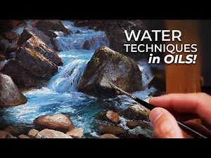 Real-Time Oil Painting – Watch This Waterfall Take Shape Over 3 Hours
