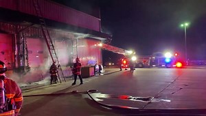 12K views · 41 reactions | WAREHOUSE FIRE: Decatur firefighters responded to an overnight fire at a warehouse loading dock. (Video credit: Decatur Fire Department) MORE: https://bit.ly/39PexZQ | WAND News | Facebook