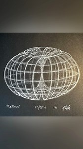 5.9K views · 64 reactions | How to The torus with a grid like structure to showcase its form in 2D #natureofflowers #torus #Spin #art #sacredgeometryartist #geometry #GeometricArt #toriodal | Natureofflowers | Facebook