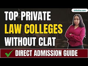 Top Private Law Colleges Without CLAT | Direct #lawadmission Guide